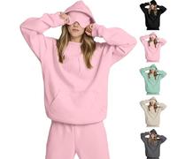 Airplane Mode Comfy Hoodie,Hoodie with Eye Mask Built in,Airplane Travel Hoodies (FR/ES, Alpha/Lettres, M, Taille Normale, Taille Normale, Pink)