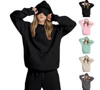 Airplane Mode Comfy Hoodie,Hoodie with Eye Mask Built in,Airplane Travel Hoodies (FR/ES, Alpha/Lettres, M, Taille Normale, Taille Normale, Black)