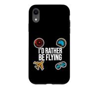 Airplane Pilot Aviator I'd Rather Be Flying Coque pour iPhone XR