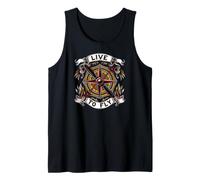 Airplane Pilot Live to Fly Aviation Compass Art Débardeur