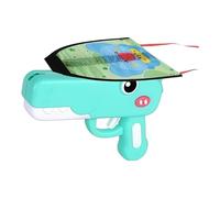 Airplane Shooter Toy, Dinosaur Glider Plane, Cute Projector with Fun Lights, Outdoor Garden with Portable Style, Party Favor, Flying Game Accessory 7.67inches for Kids Camping Picnic Beach Birthday