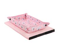 Airplane Tray Cover,Multifunctional Foldable - Kids Toy Storage Airplane Pockets - for Road Trip Flying Traveling Train Bus Birthday Christmas Party