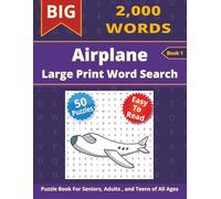 Airplane Word Search: A High-Flying Word Search Experience with 2,000 Air Travel Words - Perfect for Aviation Fans, Pilots, and Frequent Flyers