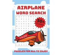 Airplane Word Search Puzzle Book: Word Searches with Easy to Read Print about Airplanes, Flying, Aviation, and More | 6x9 inches, 110 pages | 50+ Puzzles … Gift for Vacations, Holidays, and Spare Time