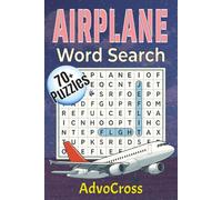 Airplane Word Search: Word Searches With Easy To Read Print About Airplane, Aviation, Aircraft, And More I 6x9 inches, 140 Pages I 70+ Puzzles … Gift ... Holidays, Relaxation, Free And Me Times
