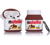 Airpods 3 Silicone Case Funny Cute Fashion Skin Soft Cartoon Cover Compatible with Apple Airpods 3 with Keychain [Drink Series] (Chocolate Sauce)
