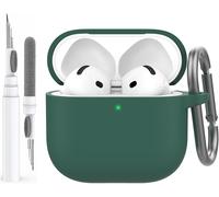AirPods 4 (2024) Case with Cleaning Kit Silicone Protective Case for AirPods 4th Generation Anti-Scratch Cover for Apple AirPods 4 Support USB-C Charging and Wireless Charging