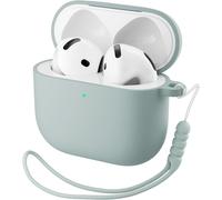 AirPods 4 (2024) Silicone Case, AirPods 4th Generation Protection [with Rope], AirPods 4th Shockproof Case, AirPods 4 Case [Full Protection] - Cactus