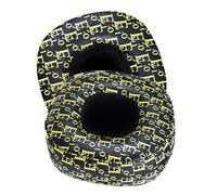 AirPods Max, Replacement Ear Cushions Compatible for Headphones Pad Extended Wear Covers Noise Isolation(Black and Yellow pri)