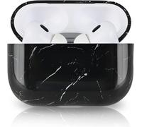 AirPods Pro 2 Case 2022 for Girls Women Stylish Marble Pattern Hard PC Case for Airpods Pro 2.Generation Portable Shockproof Protective Cover for AirPods Pro 2-Black