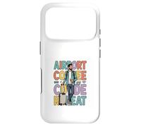 Airport Coffee Code Repeat Travel Lifestyle Design Coque pour iPhone 17 Pro