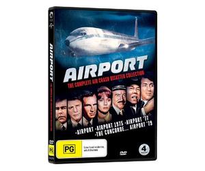Airport: The Complete Air Crash Disaster Collection - 4-DVD Set ( Airport / Airport 1975 / Airport '77 / Airport '80 - The Concorde ) ( Airp [ Origine Australien, Sans Langue Francaise ]
