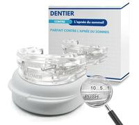 AirPurSnor - Appareil Anti Ronflement Et Apnée Du Sommeil French Gorilla Orthèse D' Avancée Mandibulaire - Efficace Adaptable Bruxisme (Acheter 2)