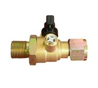 Airs Air Brake Shut Off Valve | M18x1.5 Solid Heavy-Duty Self-Venting Leakp | Truck Brke Chamber Ar Vlve For Highway Road Transport Warehouse Workshop Shop Garage Secure Automated Shutoff: Ideal For S