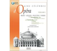 Airs Celebres D'Opera (Vol1) Saxo Alto Ou Sopr. Ou Clarinette Sib Et Piano (Avec Cd)
