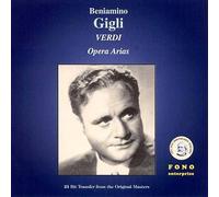 Airs D'operas De Verdi Gigli, Ténor - Enr. 1927 À 1946