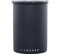 Airscape Edelstahl-Aromabehälter Mittel, Kaffeedose, Aufbewahrungdose, Edelstahl, Schwarz Matt, AS1707