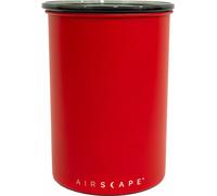 Planetary Design Airscape Boîte à café en acier inoxydable | Boîte de rangement alimentaire | Couvercle hermétique breveté | Poussez l'excès d'air pour préserver la fraîcheur des aliments (taille M,