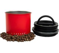 Planetary Design Airscape Boîte à café en acier inoxydable | Boîte de rangement alimentaire | Couvercle hermétique breveté aux États-Unis | Pousse l'excès d'air pour préserver la fraîcheur des