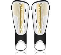 AirsFish Protège-Tibias pour Garçons Certifiés CE avec Protection de la Cheville, Protège-Tibias Haute Résistance, Sangles Réglables Étendues Antidérapantes Respirantes, pour Garçons et Filles