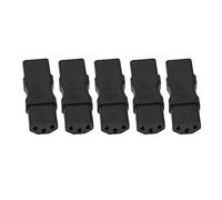 Airshi Adaptateur Secteur IEC320 C13 vers C13, 10A 250V 2.5A 250V 5PCS Adaptateur de Prise de Courant pour Prise UPS pour Ordinateur Portable