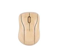 Airshi Appareils Informatiques sans Fil, Accessoires Informatiques écologiques Connexion sans Fil 2.4Ghz Bois de Bambou pour Le Bureau (Souris)