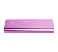 Airshi Boîtier SSD M.2, Plug and Play 10Gbps UASP Alliage d'Aluminium M.2 NVMe SSD Boîtier Slim Portable pour SSD 2230/2242/2260/2280mm (Violet)