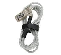 Airshi Câble Antivol pour Ordinateur Portable, Antivol en Métal, Coffre-Fort pour Ordinateur Portable, sans clé, Flexible, Haute Résistance, Robuste pour Ordinateur Portable