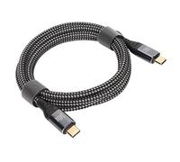 Airshi Câble de Charge de Type C, Câble USB C vers USB C, Boîtier en Aluminium de 4,9 Pieds en Nylon pour Tablette de Téléphone PC