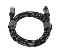 Airshi Câble de Données de Type C, Câble de Charge Rapide de Type C en Nylon tressé Flexible pour Ordinateur Portable Mobile (150cm)