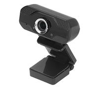 Airshi Caméra PC, Webcam Réduction Automatique du Bruit Fil avec Microphone pour Bureau pour Vidéoconférences