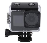 Airshi Caméra sous-Marine, Caméra d'action Sportive WiFi 4K Noir Double écran 20MP Ultra HD Prise en Charge de Plusieurs Langues pour la Prise de Vue pour Le Surf