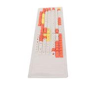 Airshi Capuchons de Touches Mécaniques à Motif Clair, 130 Touches Ergonomiques, à Faire Soi-même, pour Le Bureau (Chat Rose)