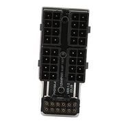 Airshi Carte Adaptateur d'alimentation GPU, Adaptateur coudé GPU 180 Degrés 4x8P à 12P Plus 4P pour Réparation (PH316 48 Blanc)