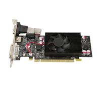 Airshi Carte GPU de Bureau, Carte Graphique de Bureau 1 Go DDR2 64 Bits Ventilateur de Refroidissement pour Ordinateur (GT210 1 Go DDR2 64 Bits)
