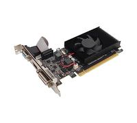 Airshi Carte Graphique PC, Carte Graphique GT610 1 Go DDR3 PCB avec Ventilateur de Refroidissement pour Ordinateur de Bureau