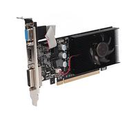 Airshi Carte Graphique, Résolution 2560 X 1600 GT610 2 Go DDR3 Ordinateur Carte Graphique 810 MHz Fréquence Mémoire pour Bureau (GT610 2GD3 64BI)