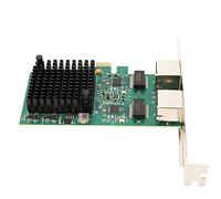 Airshi Carte Réseau PCIe X1, Double Port de Correction Automatique d'adaptateur Réseau PCIe pour Ordinateur de Bureau