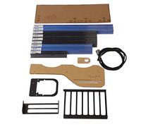 Airshi Châssis, Support de Boîtier pour Ordinateur Vertical en Aluminium, Forte compatibilité pour la Maison (Noir Bleu)