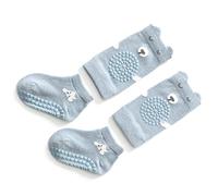 Airshi Chaussettes pour Genouillères Rampantes pour bébé, Coton Doux Doux pour la Peau, Anti-dérapant pour bébé Rampant pour Apprendre à Marcher pour l'été (H 1-2 ans)