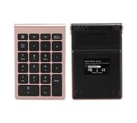 Airshi Clavier de Capuchon de clé de Pied de Ciseaux, Clavier Numérique de 22 Touches USB Plug and Play, pour pour (Or Rose)