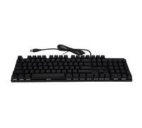 Airshi Clavier de Jeu Mécanique, Clavier Mécanique RVB Ergonomique à Haute sensibilité, Aucun Pilote Nécessaire pour la Salle de Jeu de Bureau (Noir)