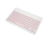 Airshi Clavier de Tablette, Connexion Stable de Frappe Tranquille de Clavier sans Fil de pour des Téléphones Intelligents (Rose)