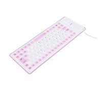 Airshi Clavier en Silicone à 85 Touches, Conception Entièrement Scellée, Clavier en Silicone de Différentes Couleurs, Doux et Confortable pour Ordinateur Portable (Violet)