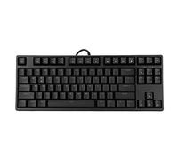 Airshi Clavier Mécanique, Clavier Filaire ABS à Réponse Rapide Conception Ergonomique pour Le Bureau (Noir)