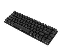 Airshi Clavier Mécanique, Conception Ergonomique Compacte Portable 68 Touches Clavier Rétro-éclairage LED RVB pour PC (Black)