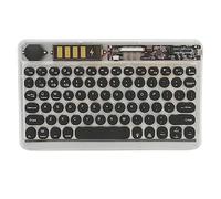 Airshi Clavier Portable, Clavier sans Fil Rechargeable Léger pour Bureau pour Ordinateur Portable Professionnel (Noir)