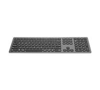 Airshi Clavier sans Fil, Clavier de Bureau en Alliage d'aluminium de Mode 110 Touches pour Tablette