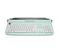 Airshi Clavier, Style Rétro 104 Touches BT Keyboard Slot Design Largement utilisé pour Le Téléphone (Menthe Verte)