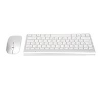 Airshi Combo Clavier et Souris, Fonctionnement Silencieux Ensemble de Clavier sans Fil Saisie Rapide pour Les Déplacements au Bureau à Domicile